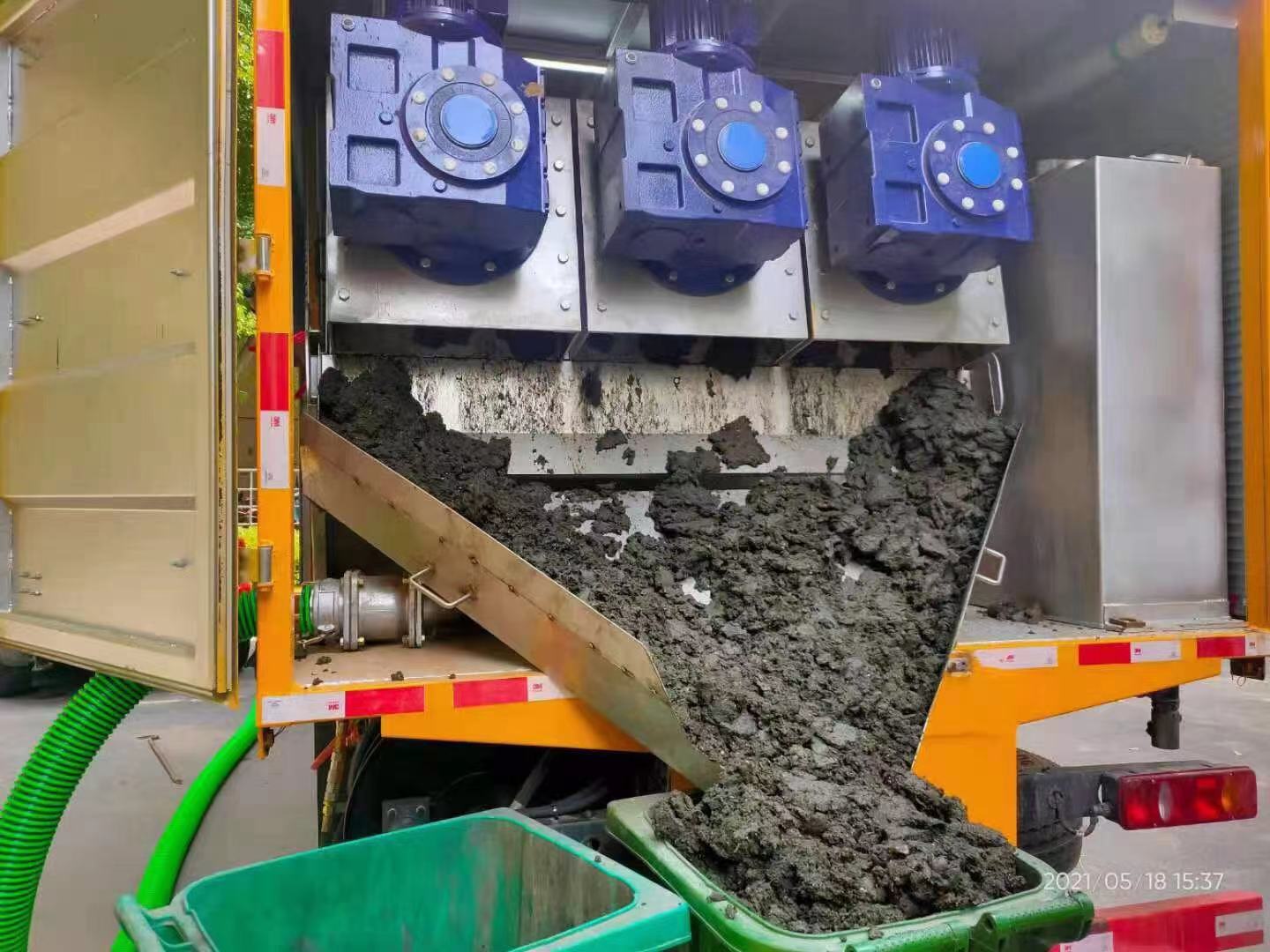 北关化粪池清掏城市维护站-泥浆净化干湿分离处理